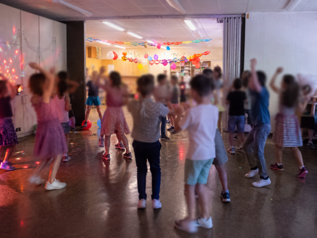 Abschlussparty der 4. Klassen